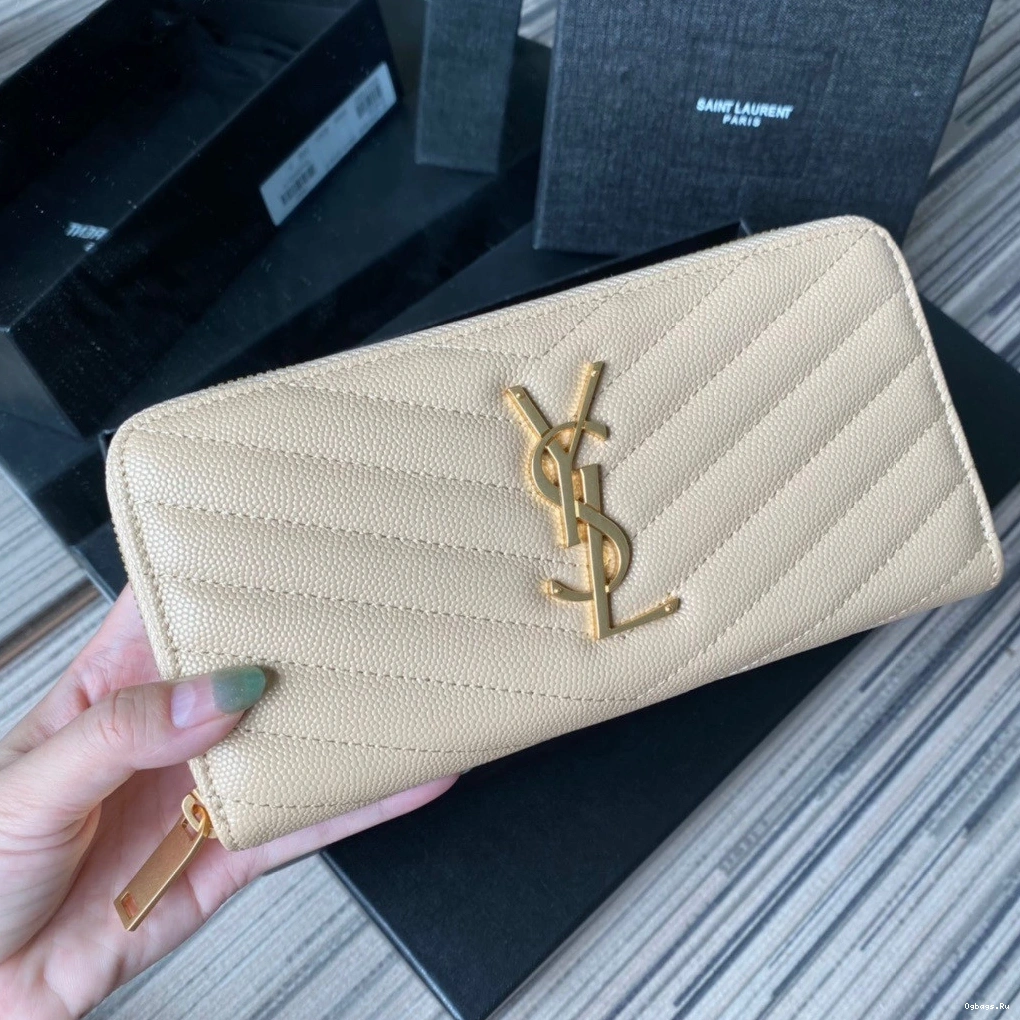 ZIPPY YSL MONOGRAM WALLET 0715